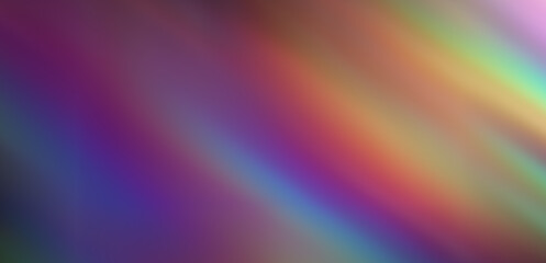 Poster - Abstract bright blurred background in iridescent holographic colors.
