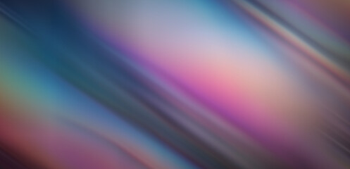 Poster - Abstract bright blurred background in holographic colors.