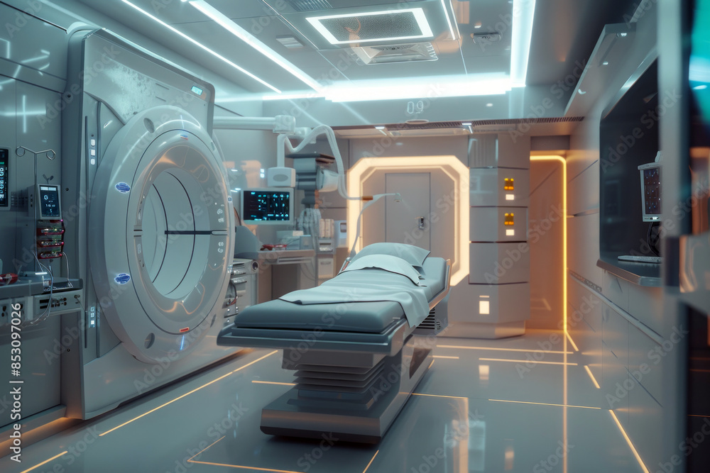 A sovereign system in the hospital that analyzes the patient and x-rays