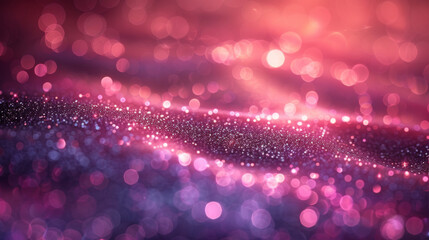 Wall Mural - purple glitter lights background. defocused