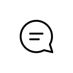 Leinwandbilder - comment icon speech bubble symbol Chat message icons - talk message Bubble chat icon. web vector icon