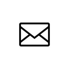 Leinwandbilder - envelope email icon ; mail message icon - Mail icon button sign, notification new message icons buttons