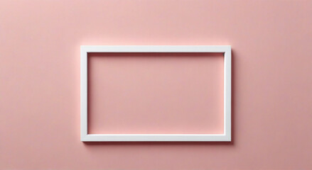 Poster - white frame on a wall