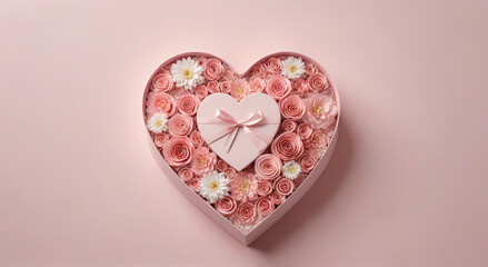 Wall Mural - heart shaped candy