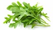 © AkuAku - Fresh arugula leaves isolated on a white background