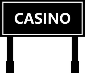 Sticker - Casino sign