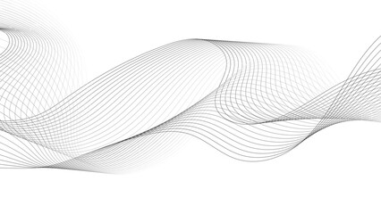 Wall Mural - abstract wave element for design. digital frequency track equalizer. stylized line art background. w