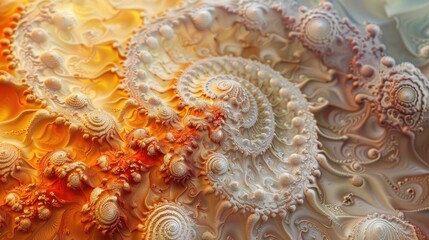 Wall Mural - Fractal background in the abstract