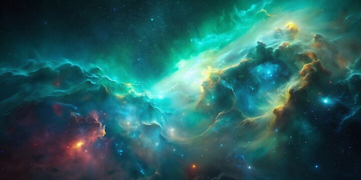 abstract backgrounds stunning illustration universe nebula galaxy starry sky planets colorful