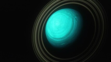Wall Mural - planet uranus and his wonderful rings