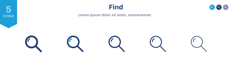Poster - search icon button - magnifying glass loupe sign symbol, magnifier icon. web vector icon