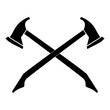 © VektorzDesign - Firefighter Axe Logo