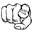 © VektorzDesign - Straight Pointing Finger
