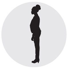 businesswomen people silhouette