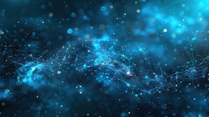Wall Mural - technology and connection 4k wallpaper
