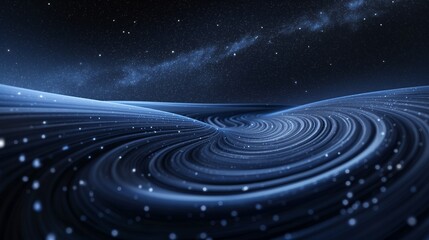 Wall Mural - cosmic waves, gravity, gravitation effect influence