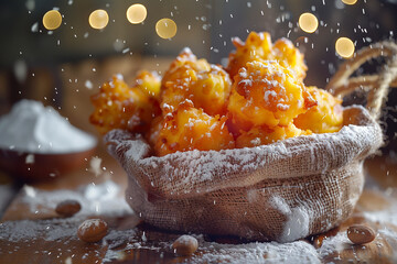 Poster - Buñuelos de Viento Spanish Fritters