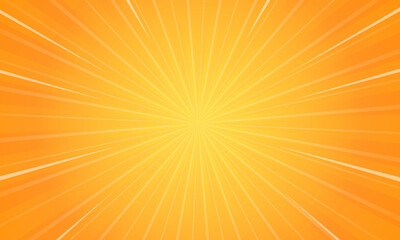 Wall Mural - orange gradient ray burst dot style background vector design