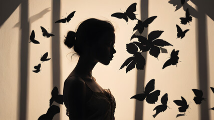 Wall Mural - Create striking silhouettes or shadow play in your photos.
