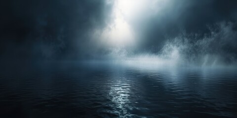 Poster - Mysterious Foggy Sea