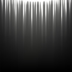 Wall Mural - white silver light vertical lines on black background. glowing abstract futuristic shiny pattern. br