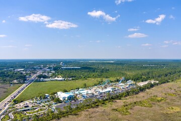 Wall Mural - Aerial view of Waterville USA in Gulf Shores