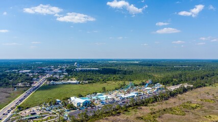 Wall Mural - Aerial view of Waterville USA in Gulf Shores