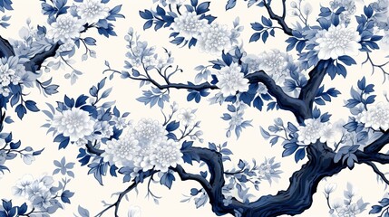 Wall Mural - blue background