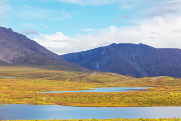 Canvas Print - Lake on Alaska