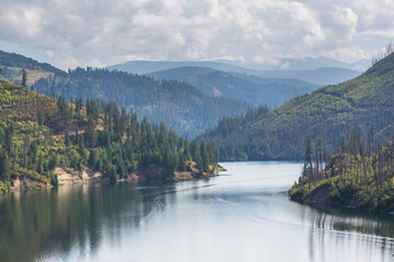 Canvas Print - Lake on Alaska