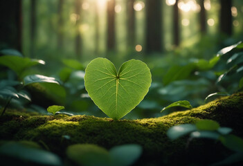 Heart of Nature - A heart that symbolizes the deep connection and love for nature