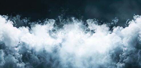 Wall Mural - Abstract background with fog and clouds.