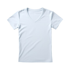 Wall Mural - V-neck white t-shirt mockup