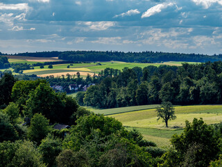 Wall Mural - Agrarlandschaft im Frühjahr