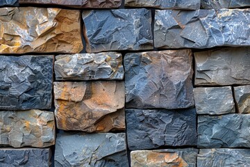 Canvas Print - Rustic Stone Wall Texture