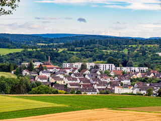 Canvas Print - Blick auf die melanchtonstadt Bretten