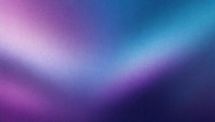 Wall Mural - grainy purple blue gradient. cinematic pastel texture, background, wallpaper, cover for product presentation and copy space