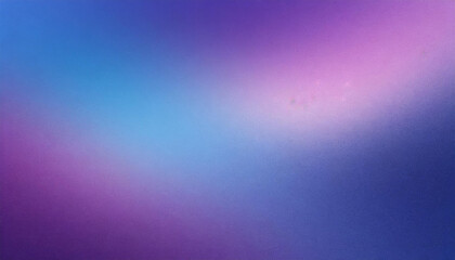 Wall Mural - grainy purple blue gradient. cinematic pastel texture, background, wallpaper, cover for product presentation and copy space