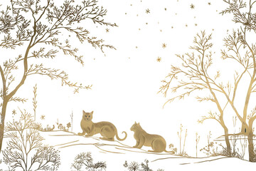 Wall Mural - PNG Night sky outdoors nature mammal.