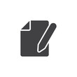 © alekseyvanin - Document edit vector icon