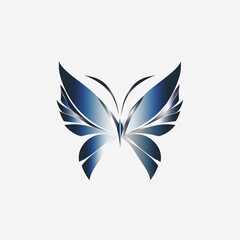 Logo design illustration of beautiful butterfly