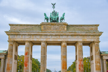 Wall Mural - column in the park