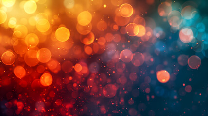 Colorful bokeh lights abstract background