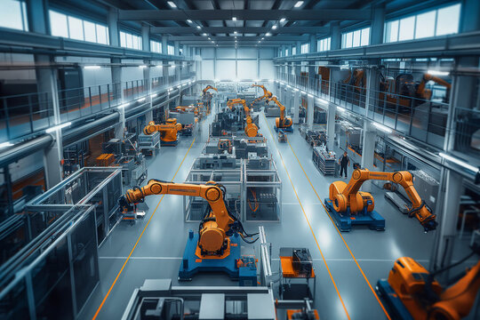 robotarms in a factory