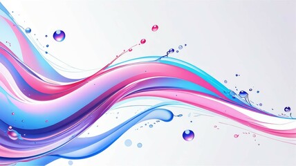 Wall Mural - abstract liquid transparent background