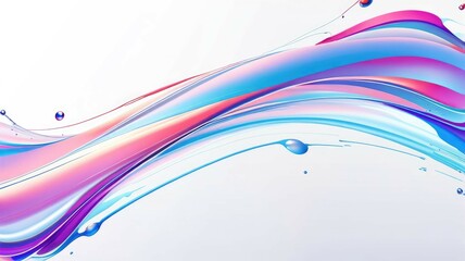 Wall Mural - abstract liquid transparent background