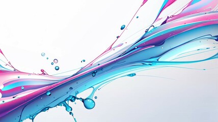 Wall Mural - abstract liquid transparent background