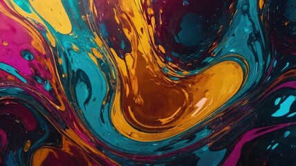 Wall Mural - abstract liquid background