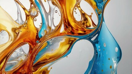 Wall Mural - abstract liquid background