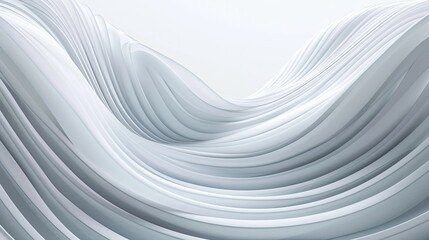 Wavy dynamic abstract white texture